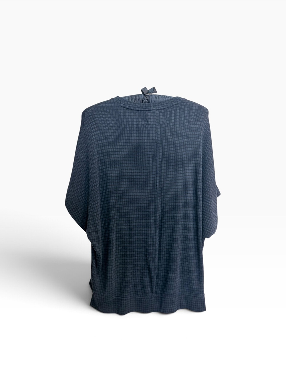 Lou & Grey Navy  & Black plaid Relaxed Tunic Soft fabric